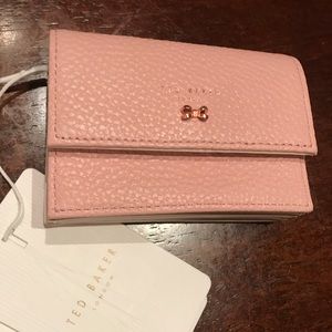 Ted Baker Lt Pink & Rose Gold Wallet/ Card Holder